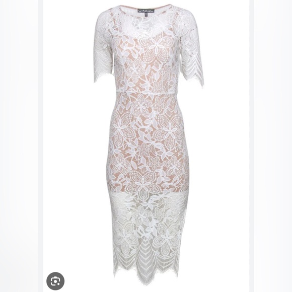 For Love and Lemons White Lace Dress. Size S - Picture 2 of 3